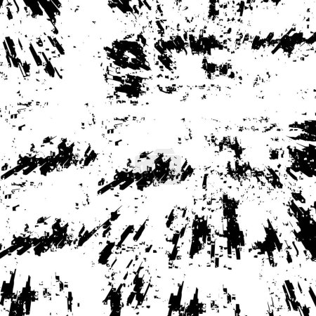Illustration for Abstract background, black and white grunge texture. vector illustration - Royalty Free Image
