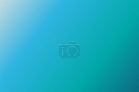 Illustration for Colorful abstract gradient turquoise background. - Royalty Free Image