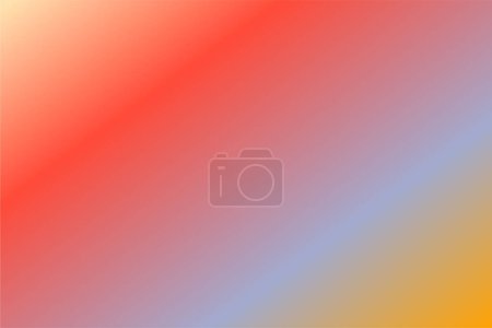 Illustration for Colorful gradient background Peach, Cinnabar, Serenity, Amber - Royalty Free Image