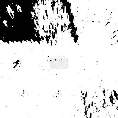 Ilustración de Fondo abstracto en blanco y negro, textura grunge. ilustración vectorial. - Imagen libre de derechos