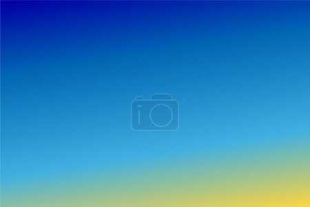 Illustration for Abstract gradient Blue Grotto Aquamarine Yellow background. - Royalty Free Image