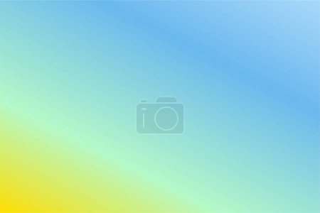 Illustration for Colorful gradient background Baby Blue, Turquoise, Mint, Gold - Royalty Free Image