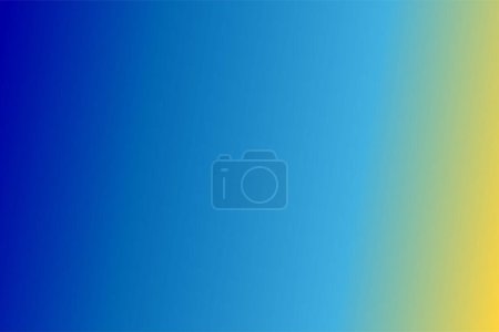 Illustration for Abstract gradient Blue Grotto Aquamarine Yellow background. - Royalty Free Image
