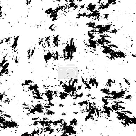 Ilustración de Fondo abstracto en blanco y negro con efecto grunge - Imagen libre de derechos