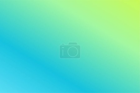 Illustration for Cyan, Turquoise, Neon Green, Yellow and Green abstract background. Colorful wallpaper, vector illustration - Royalty Free Image