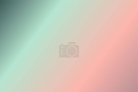 Illustration for Abstract gradient Mauve Salmon Mint Teal Green background - Royalty Free Image