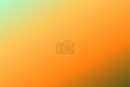 Illustration for Mint, Mimosa, Orange, Olive and Green abstract background. Colorful wallpaper, vector illustration - Royalty Free Image