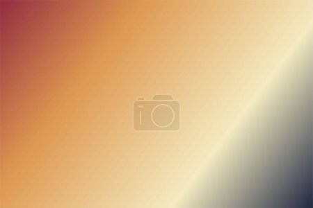 Illustration for Abstract gradient background with Dark Blue, Red Desert, and Champagne colors - Royalty Free Image