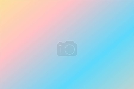 Illustration for Colorful gradient background Peach, Rosewater, Turquoise, Spearmint - Royalty Free Image