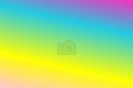 Illustration for Pink Yellow Turquoise Fuchsia abstract background. Colorful wallpaper, vector illustration - Royalty Free Image