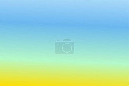 Illustration for Colorful gradient background Baby Blue, Turquoise, Mint, Gold - Royalty Free Image