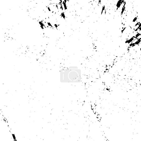 Illustration for Black white textured pattern, abstract background - Royalty Free Image