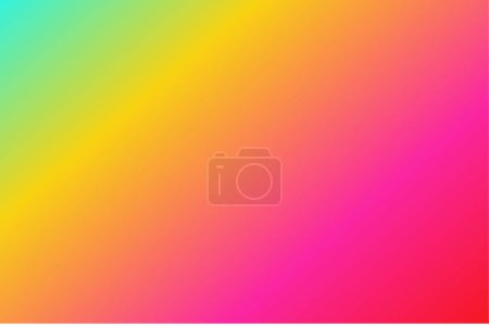 Illustration for Cyan Gold Pink Chili Pepper abstract background. Colorful wallpaper, vector illustration - Royalty Free Image