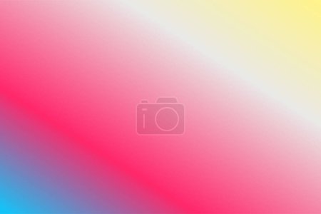Ilustración de Turquesa, rosa, pizarra roja y fondo abstracto amarillo. Fondo de pantalla colorido, ilustración vectorial - Imagen libre de derechos