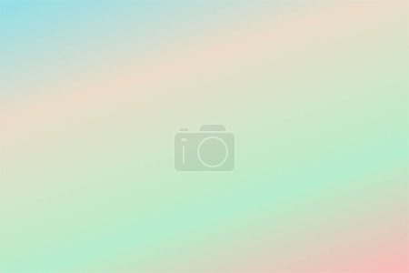 Illustration for Colorful gradient background Tiffany Blue, Champagne, Seafoam, Green, Rose, Quartz - Royalty Free Image