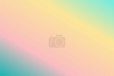 Illustration for Cyan, Champagne, Rosewater, Blue and Green abstract background. Colorful wallpaper, vector illustration - Royalty Free Image