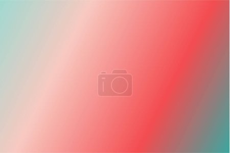 Illustration for Cyan, Rose Quartz, Cinnabar, Blue and  Green abstract background. Colorful wallpaper, vector illustration - Royalty Free Image