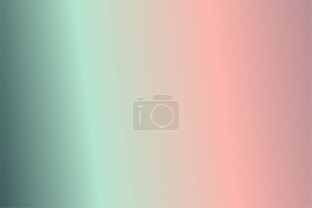 Illustration for Abstract gradient Mauve Salmon Mint Teal Green background - Royalty Free Image