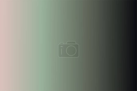 Illustration for Dusty Rose, Celadon Sage, Green and  Black abstract background. Colorful wallpaper, vector illustration - Royalty Free Image
