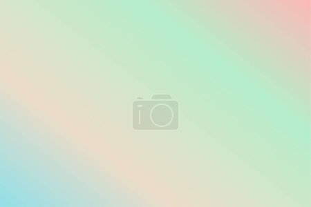 Illustration for Colorful gradient background Tiffany Blue, Champagne, Seafoam, Green, Rose, Quartz - Royalty Free Image