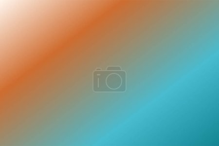 Illustration for Teal, Green, Turquoise, Desert Sun and Cream abstract background. Colorful wallpaper, vector illustration - Royalty Free Image