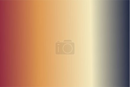Ilustración de Fondo de gradiente abstracto con colores azul oscuro, desierto rojo y champán - Imagen libre de derechos