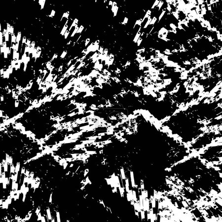 Ilustración de Fondo abstracto. textura monocromática. imagen con efecto de colores blanco y negro. ilustración vectorial - Imagen libre de derechos