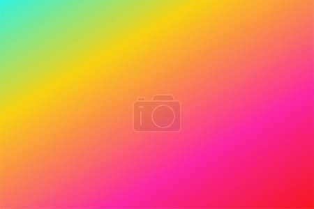 Illustration for Cyan Gold Pink Chili Pepper abstract background. Colorful wallpaper, vector illustration - Royalty Free Image