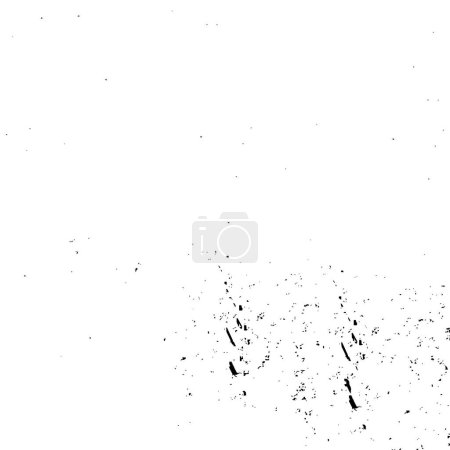 Ilustración de Fondo angustiado en textura en blanco y negro con arañazos y líneas. Ilustración abstracta del vector. - Imagen libre de derechos