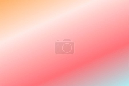 Ilustración de Colorido gradiente fondo cian, coral, rosa, cuarzo, naranja - Imagen libre de derechos