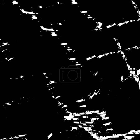 Illustration for Black and white textured pattern, abstract background - Royalty Free Image