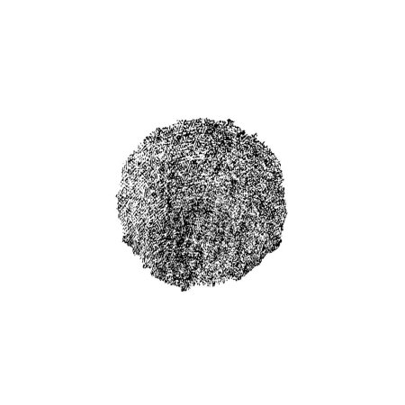 Illustration for Abstract black brush stroke on white background - Royalty Free Image