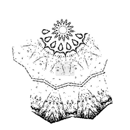 Illustration for Hand drawn vector illustration of sun - Royalty Free Image