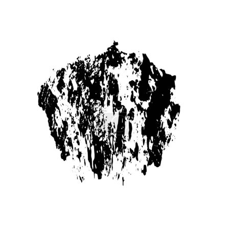 Ilustración de Punto de tinta grunge abstracta. vector ilustración diseño - Imagen libre de derechos
