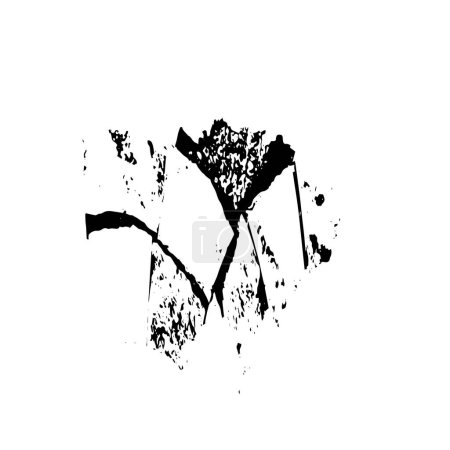 Ilustración de Textura grunge. superficie texturizada áspera en blanco y negro.. - Imagen libre de derechos