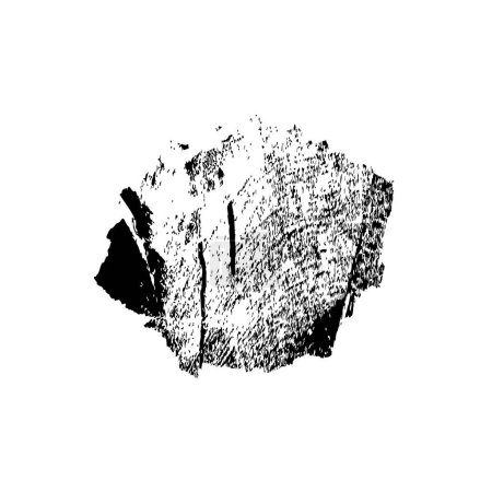 Illustration for Grunge textured vector illustration isolated on white background. - Royalty Free Image
