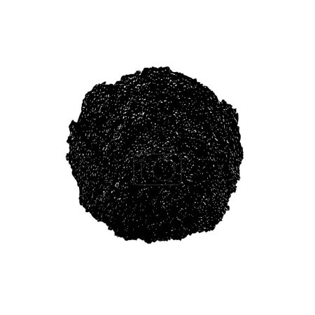 Photo for Abstract grunge black ink spot on white background. vector illustration - Royalty Free Image