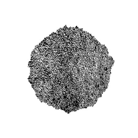 Ilustración de Dibujo decorativo geométrico monocromo abstracto - Imagen libre de derechos