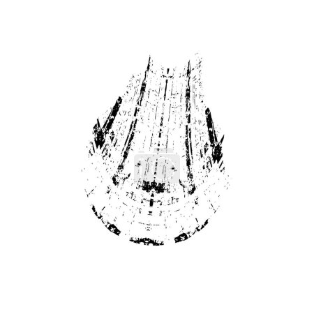 Ilustración de Patrón abstracto en blanco y negro para su diseño - Imagen libre de derechos