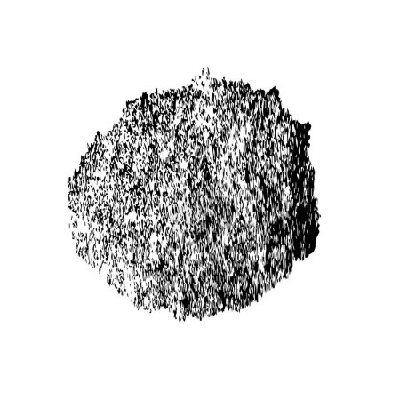 Ilustración de Trazo de cepillo grunge blanco y negro - Imagen libre de derechos