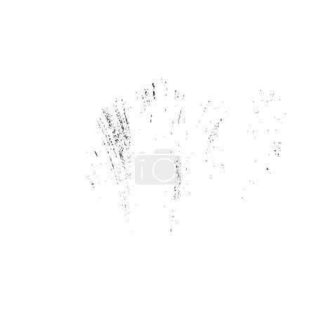 Ilustración de Tinta negra cepillo mancha, vector de ilustración - Imagen libre de derechos