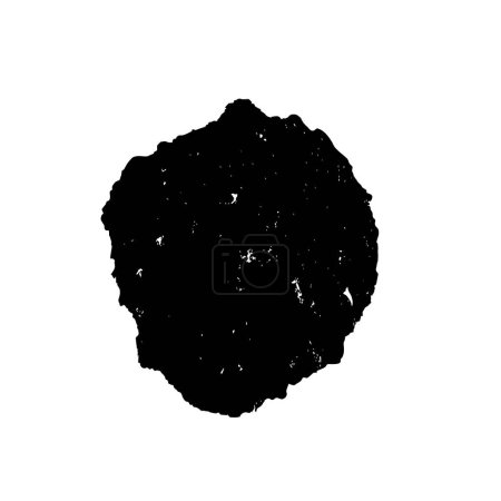Ilustración de Abstracto blanco y negro geométrico decorativo salpicadura dibujo - Imagen libre de derechos