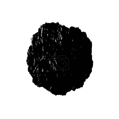 Ilustración de Dibujo decorativo geométrico abstracto en blanco y negro - Imagen libre de derechos