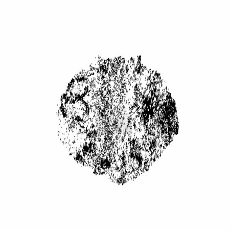 Ilustración de Elemento grunge abstracto sobre fondo blanco, ilustración vectorial - Imagen libre de derechos