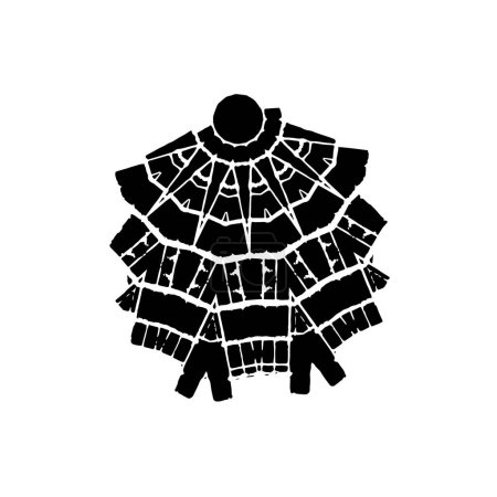 Ilustración de Icono de sombrero mexicano. ilustración vectorial - Imagen libre de derechos