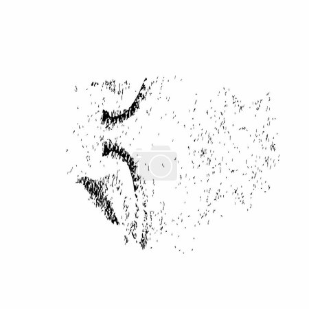 Ilustración de Grunge textura en blanco y negro. ilustración vector abstracto - Imagen libre de derechos