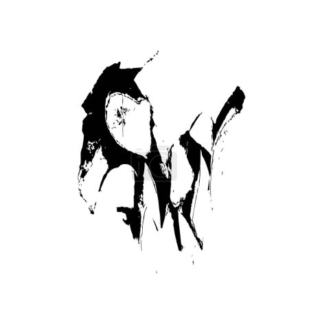 Foto de Ilustración web gráfica manchada en blanco y negro - Imagen libre de derechos
