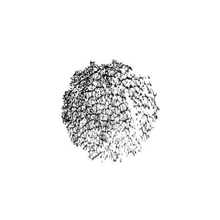 Ilustración de Ilustración vectorial de un árbol sobre un fondo blanco - Imagen libre de derechos