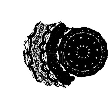Ilustración de Fondo abstracto en blanco y negro, textura creativa. ilustración vectorial. - Imagen libre de derechos