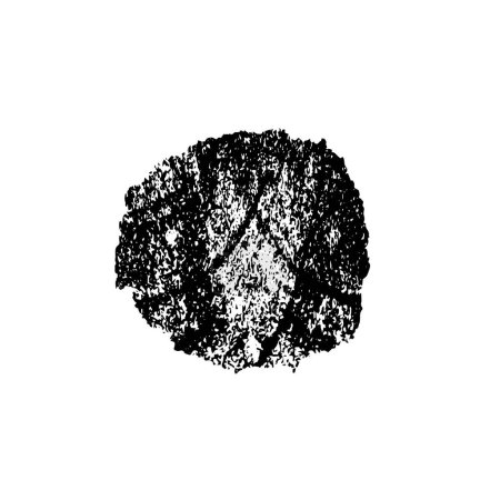 Illustration for Black brush stroke on white background - Royalty Free Image